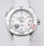 New VS Factory Omega Seamaster Planet Ocean 600m White Ceramic White Rubber Strap TOKYO 2020 Ladies Watch Replica (1)_th.jpg